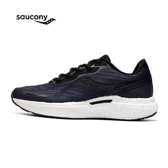 ⁦נעלי סאקוני - Saucony Triumph Black White⁩ – תמונה ⁦4⁩