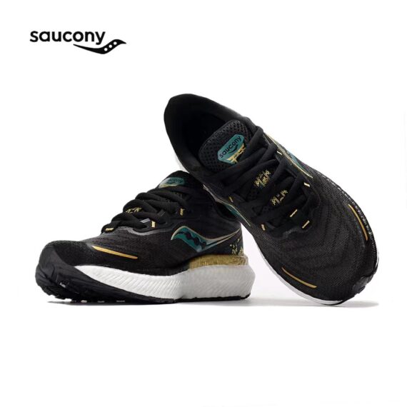 ⁦נעלי סאקוני - Saucony Triumph Black White⁩ – תמונה ⁦2⁩