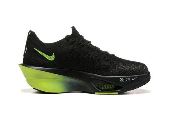 ⁦נעלי נייק-Nike Air Zoom Alphafly NEXT% 3 Green Black⁩ – תמונה ⁦4⁩