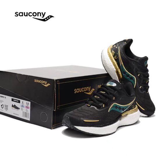 ⁦נעלי סאקוני - Saucony Triumph Black White⁩ – תמונה ⁦5⁩