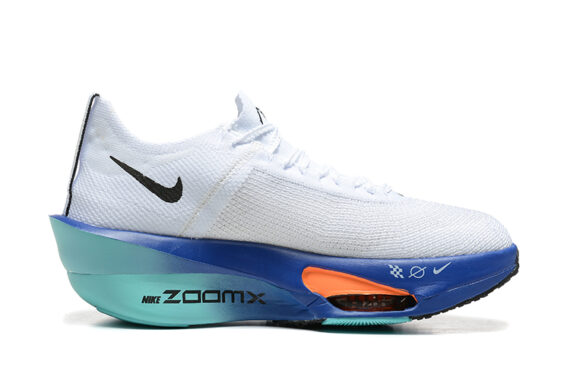 ⁦נעלי נייק-Nike Air Zoom Alphafly NEXT% 3 White Blue⁩ – תמונה ⁦4⁩