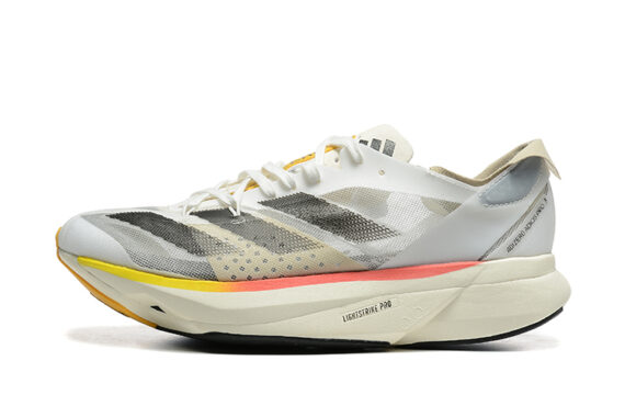 נעלי אדידס-ADIDAS ADIZERO ADIOS PRO 3 White Gray Sand