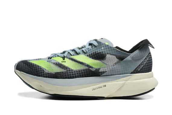 נעלי אדידס-ADIDAS ADIZERO ADIOS PRO 3 Green Gray