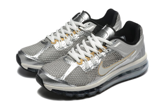 ⁦נעלי נייק - NIKE AIR MAX 2013 Gray/Silver⁩ – תמונה ⁦7⁩