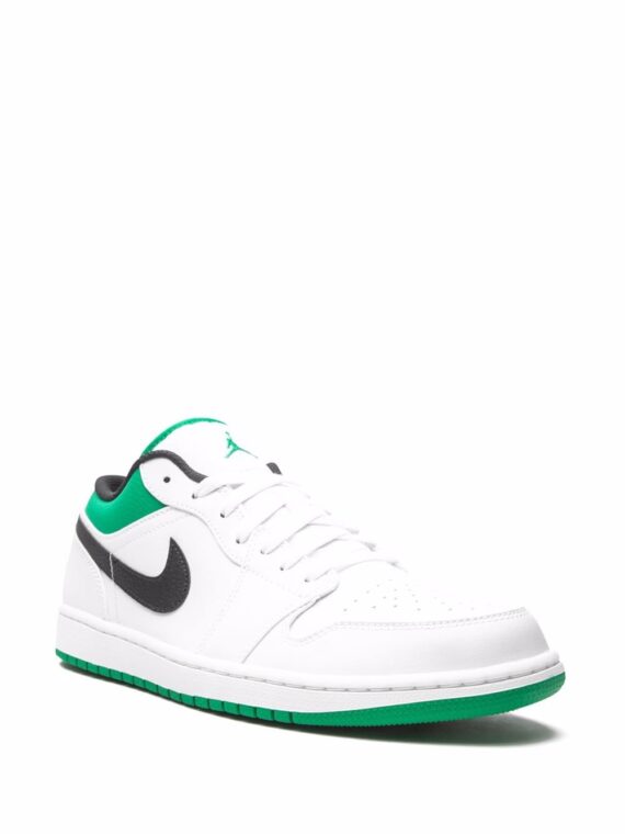 ⁦נייק ג'ורדן -NIKE AIR JORDAN 1 LOW - White/Lucky Green⁩ – תמונה ⁦2⁩