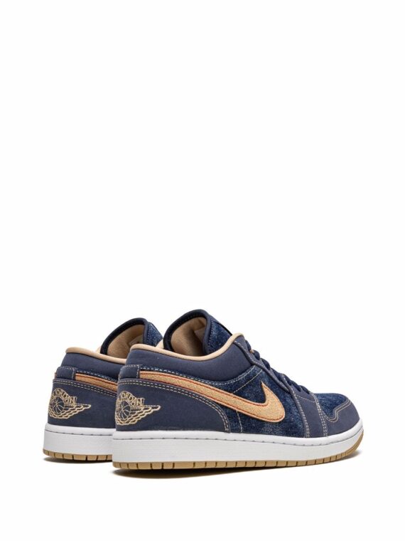 ⁦נייק ג'ורדן -NIKE AIR JORDAN 1 LOW - Denim Navy⁩ – תמונה ⁦3⁩