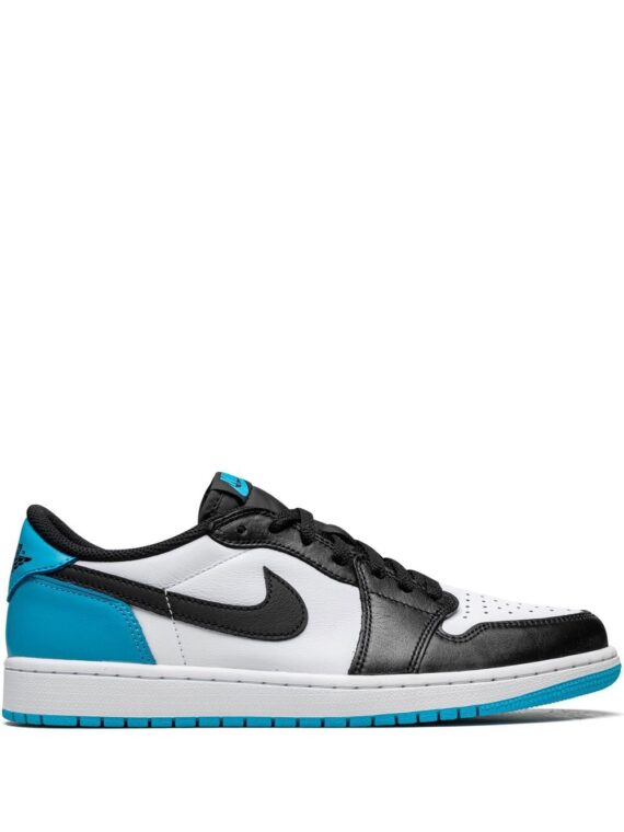 נייק ג'ורדן -NIKE AIR JORDAN 1 LOW - White/black/blue