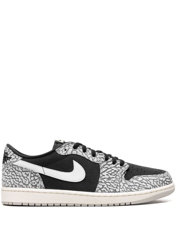 נייק ג'ורדן -NIKE AIR JORDAN 1 LOW - Black/White