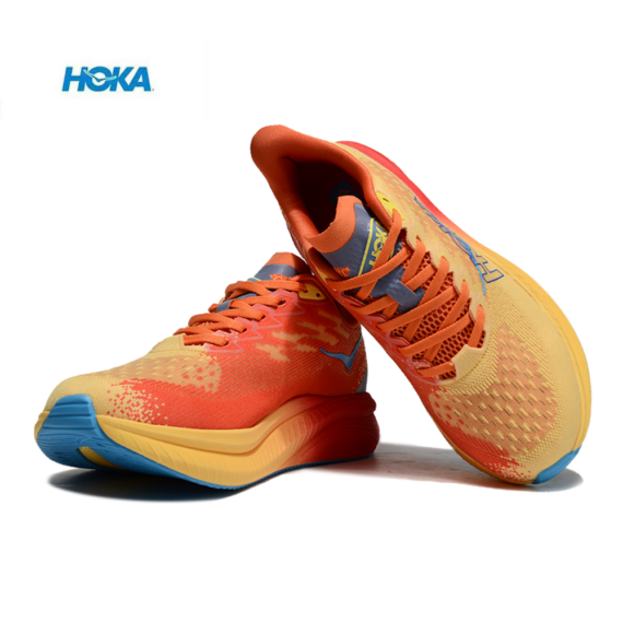 ⁦נעלי הוקה - HOKA MACH 6 Yellow Red⁩ – תמונה ⁦4⁩