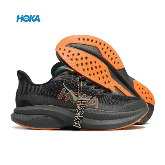 ⁦נעלי הוקה - HOKA MACH 6 Black ange⁩ – תמונה ⁦2⁩