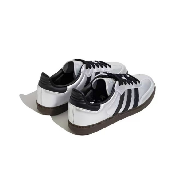 ⁦נעלי אדידס סמבה-Samba ADV Sneakers Silver Black⁩ – תמונה ⁦3⁩