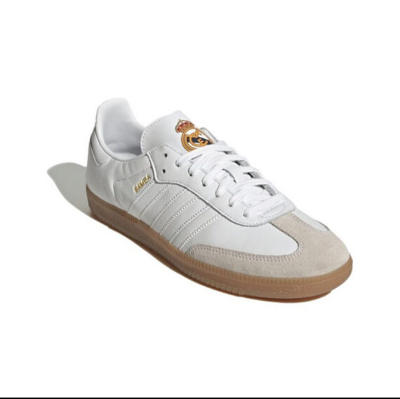 ⁦נעלי אדידס סמבה-Samba ADV Sneakers White Gray⁩ – תמונה ⁦5⁩