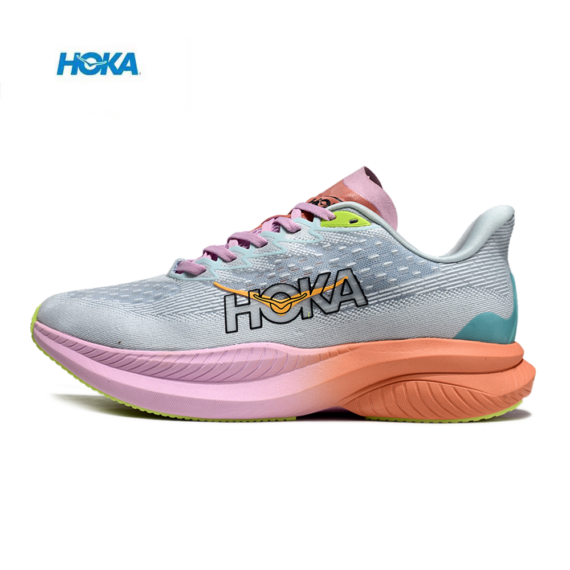 נעלי הוקה - HOKA MACH 6 Sky Blue Pink