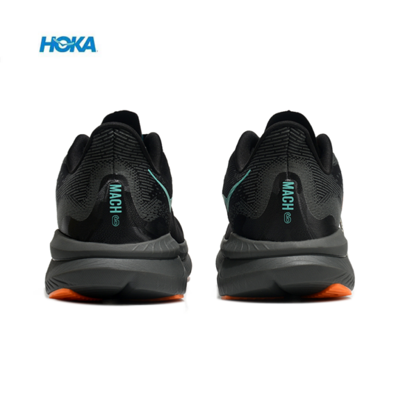 ⁦נעלי הוקה - HOKA MACH 6 Black ange⁩ – תמונה ⁦6⁩