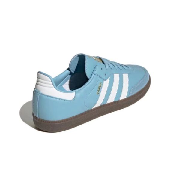 ⁦נעלי אדידס סמבה-Samba ADV Sneakers Sky Blue/White⁩ – תמונה ⁦2⁩