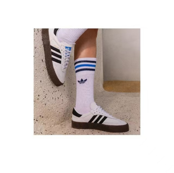 ⁦נעלי אדידס- Adidas Sambarose sneakers white black⁩ – תמונה ⁦7⁩