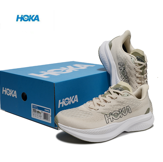 ⁦נעלי הוקה - HOKA MACH 6 Cream⁩ – תמונה ⁦4⁩