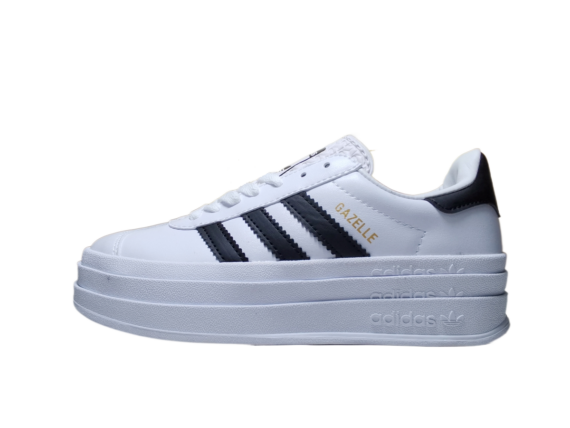 אדידס גאזל- ADIDAS GAZELLE BOLD SHOES White Black