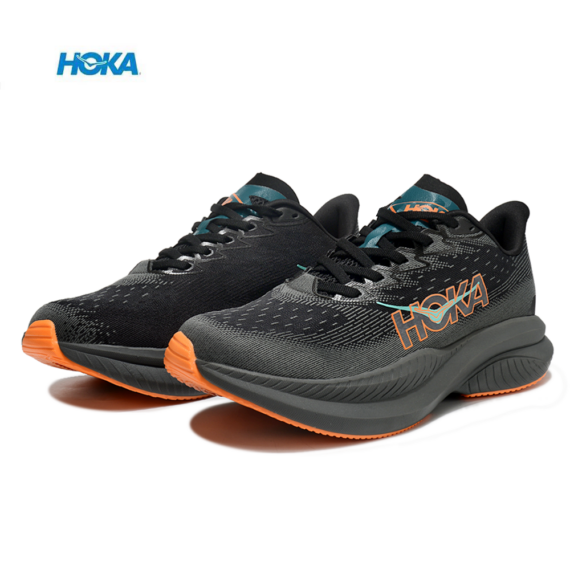 ⁦נעלי הוקה - HOKA MACH 6 Black ange⁩ – תמונה ⁦5⁩