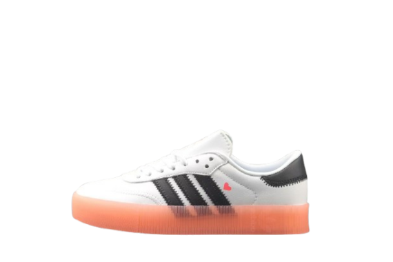 נעלי אדידס- Adidas Sambarose Sneakers White Black ange