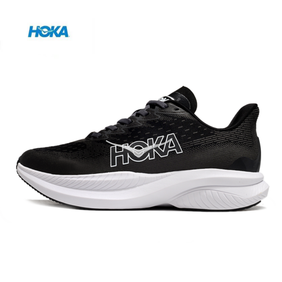 ⁦נעלי הוקה - HOKA MACH 6 BLACK WHITE⁩ – תמונה ⁦6⁩