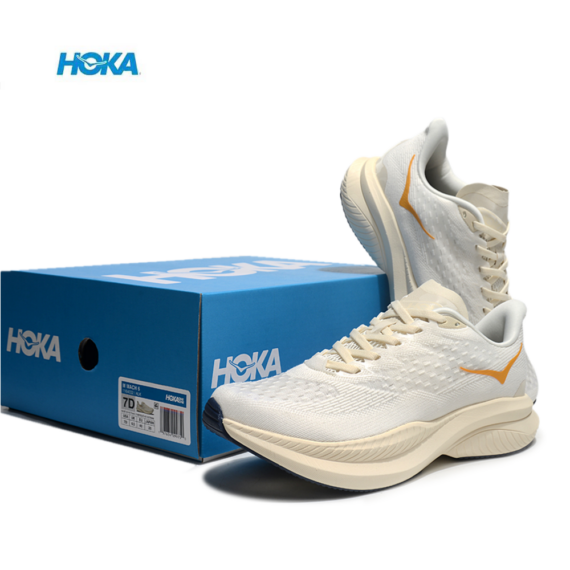 ⁦נעלי הוקה - HOKA MACH 6 Cream⁩ – תמונה ⁦3⁩