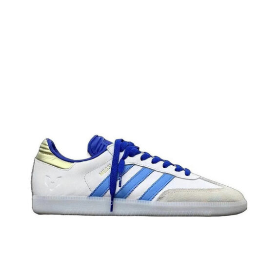 נעלי אדידס סמבה-Samba ADV Sneakers White Blue