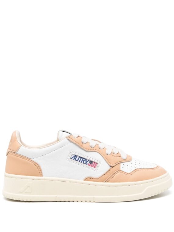 סניקרס - AUTRY Medalist Sneakers Caramel Brown/white