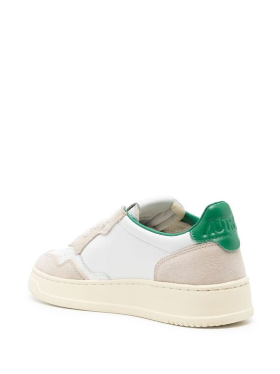 ⁦סניקרס - AUTRY Medalist Sneakers White/Grass Green⁩ – תמונה ⁦3⁩